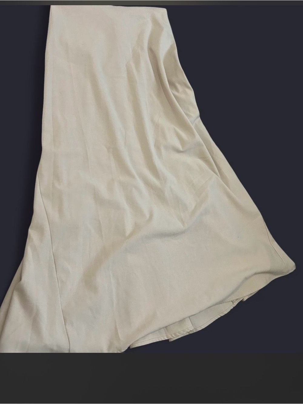 Elegant Cream Maxi Skirt for Women